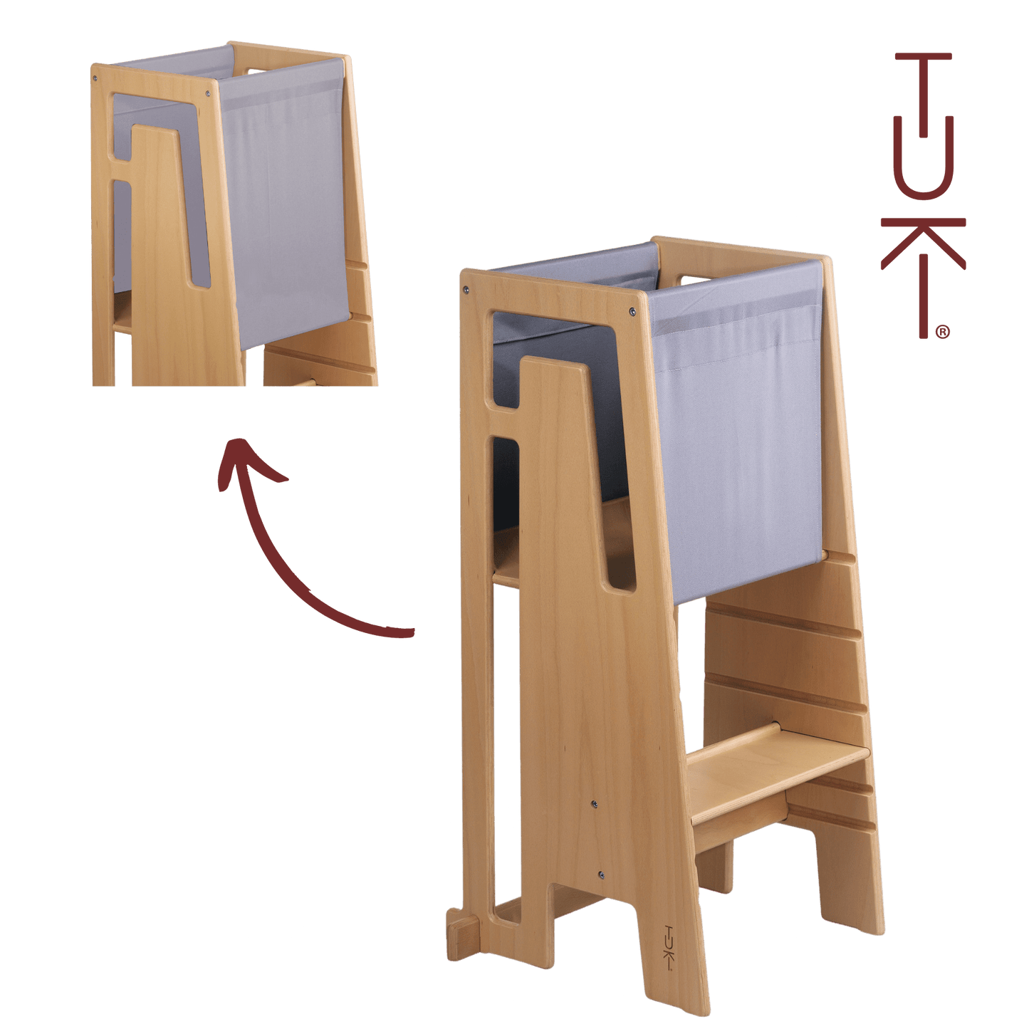 Tuki® Explorer Towel – Grey