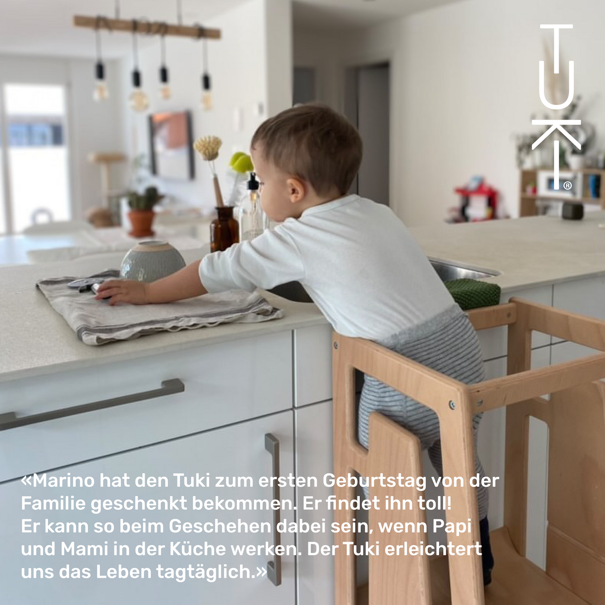 Tuki Learning Tower front view – Red Dot Design Award winner