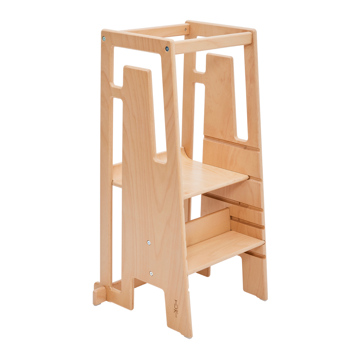 Tuki Learning Tower side view – height-adjustable in 3 levels